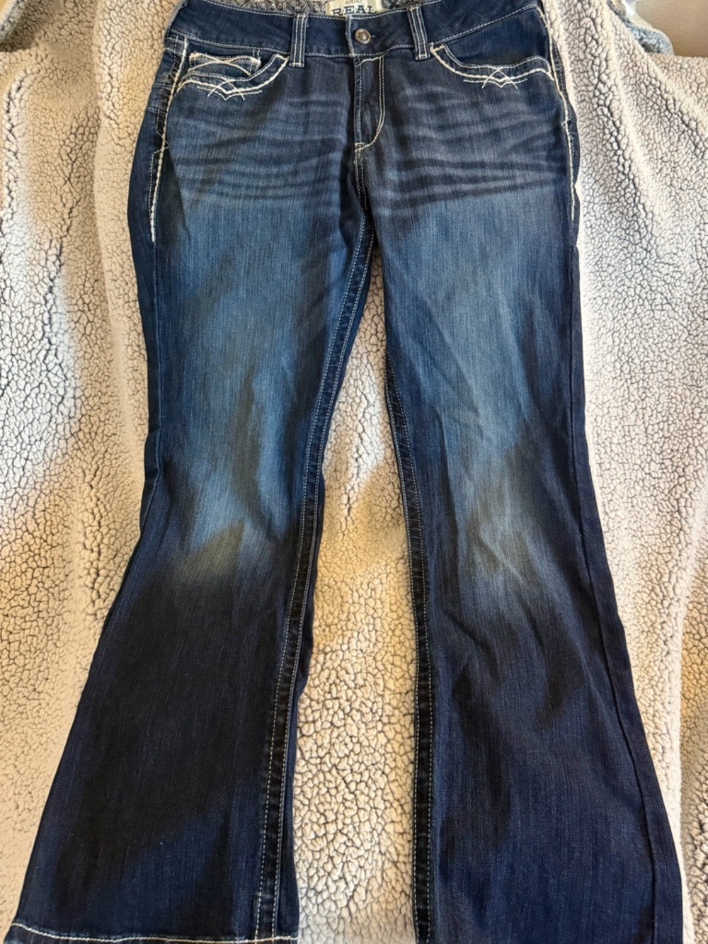 Ariat - R.E.A.L Dark Blue Women's Bootcut Jeans
